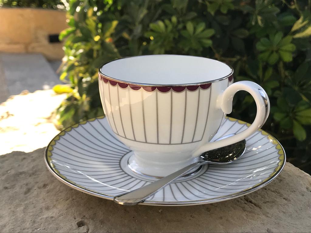 William Edwards bespoke tea cup and saucer