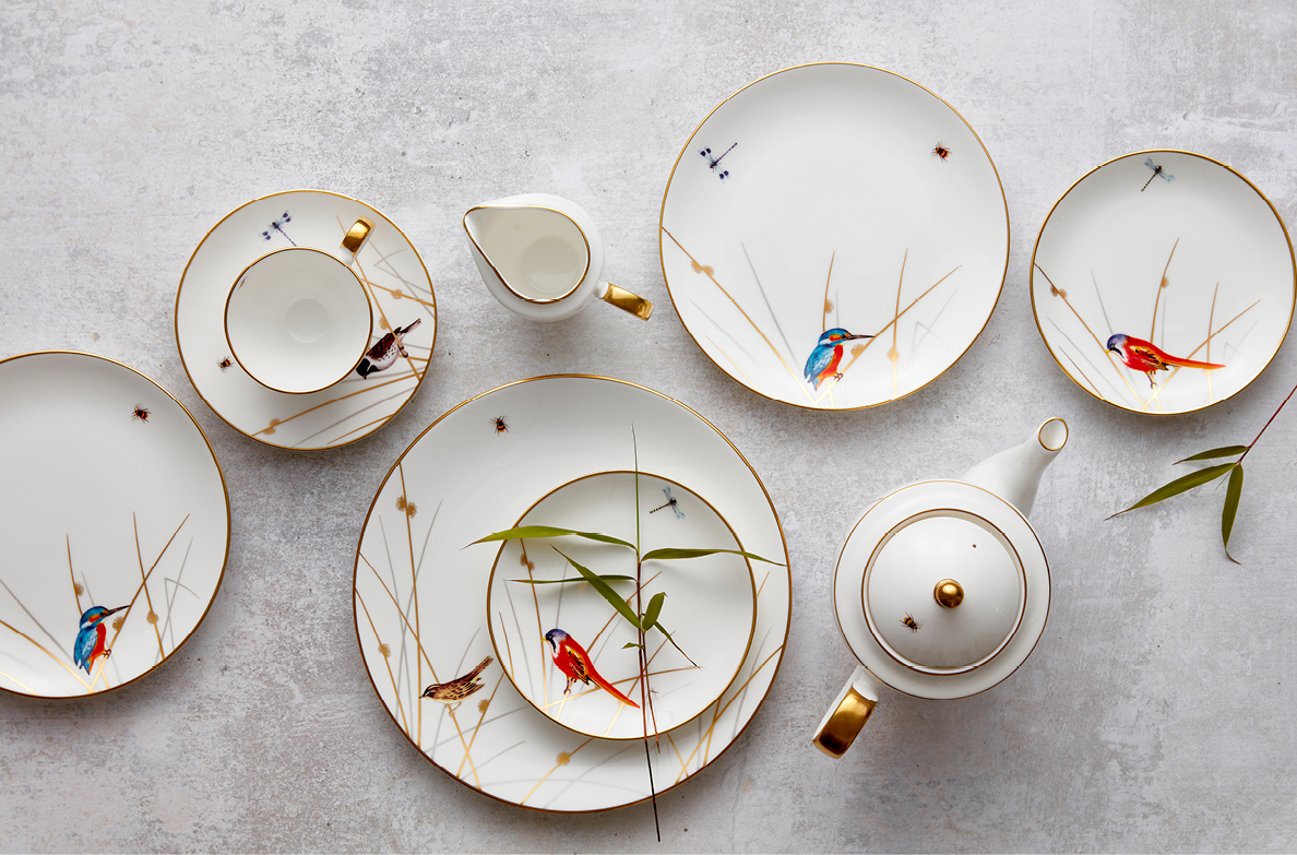 Bone china Reed Collection