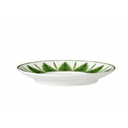 Sultan’s Garden Espresso Saucer (Bird Pattern) Side View