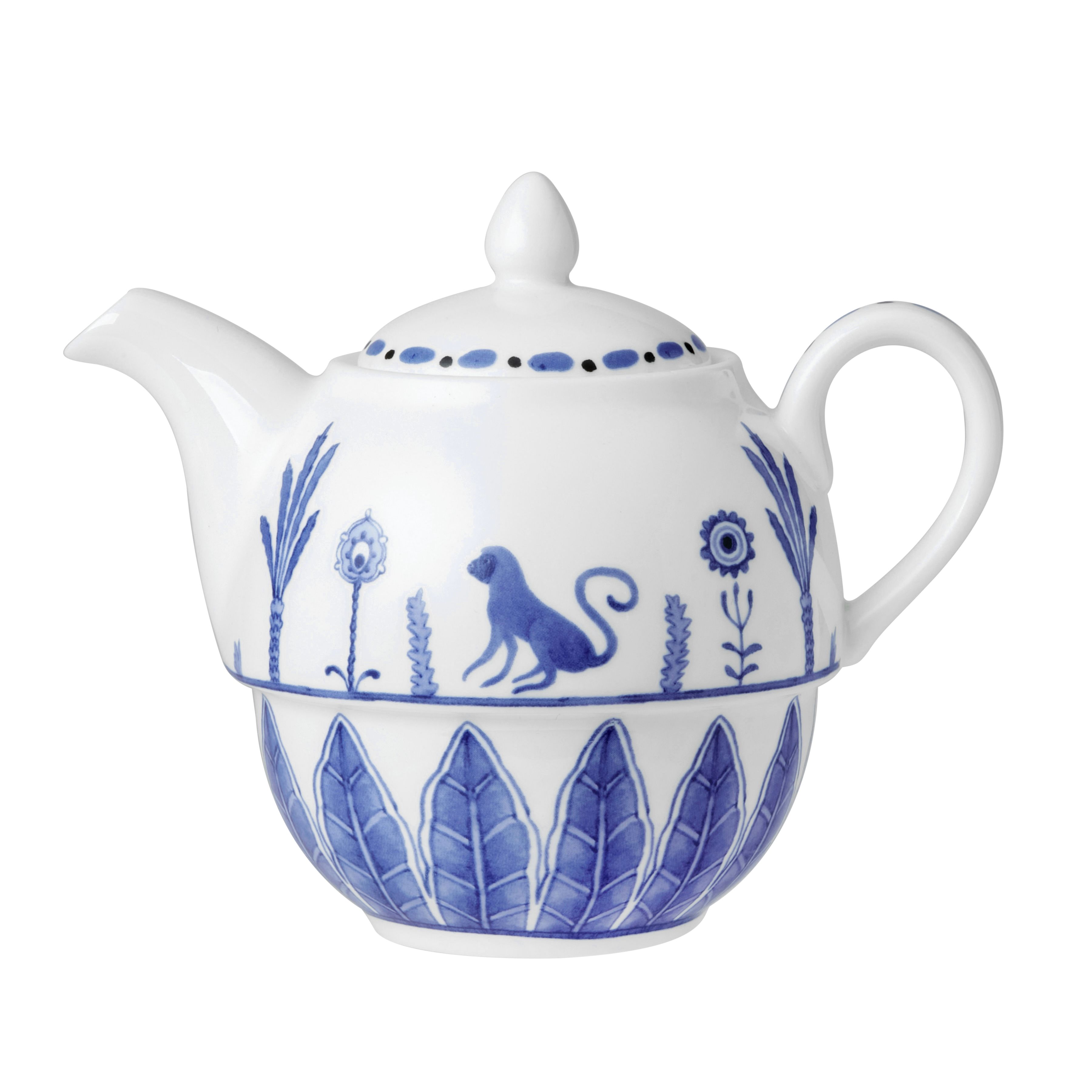 Collections Sultan's Garden Blue Sultan's Garden Tea For One Teapot