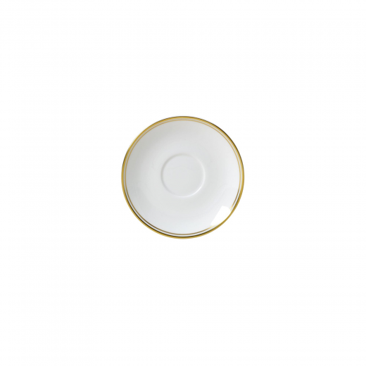 Burnished Gold Espresso Saucer