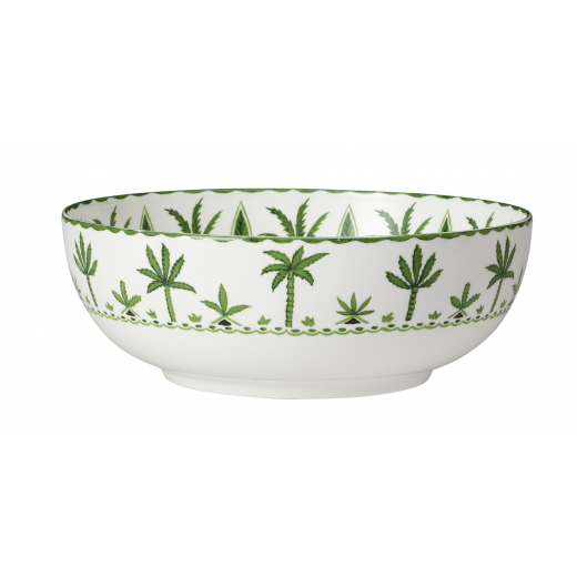 Sultan's Garden Serving Bowl (23cm) Side View